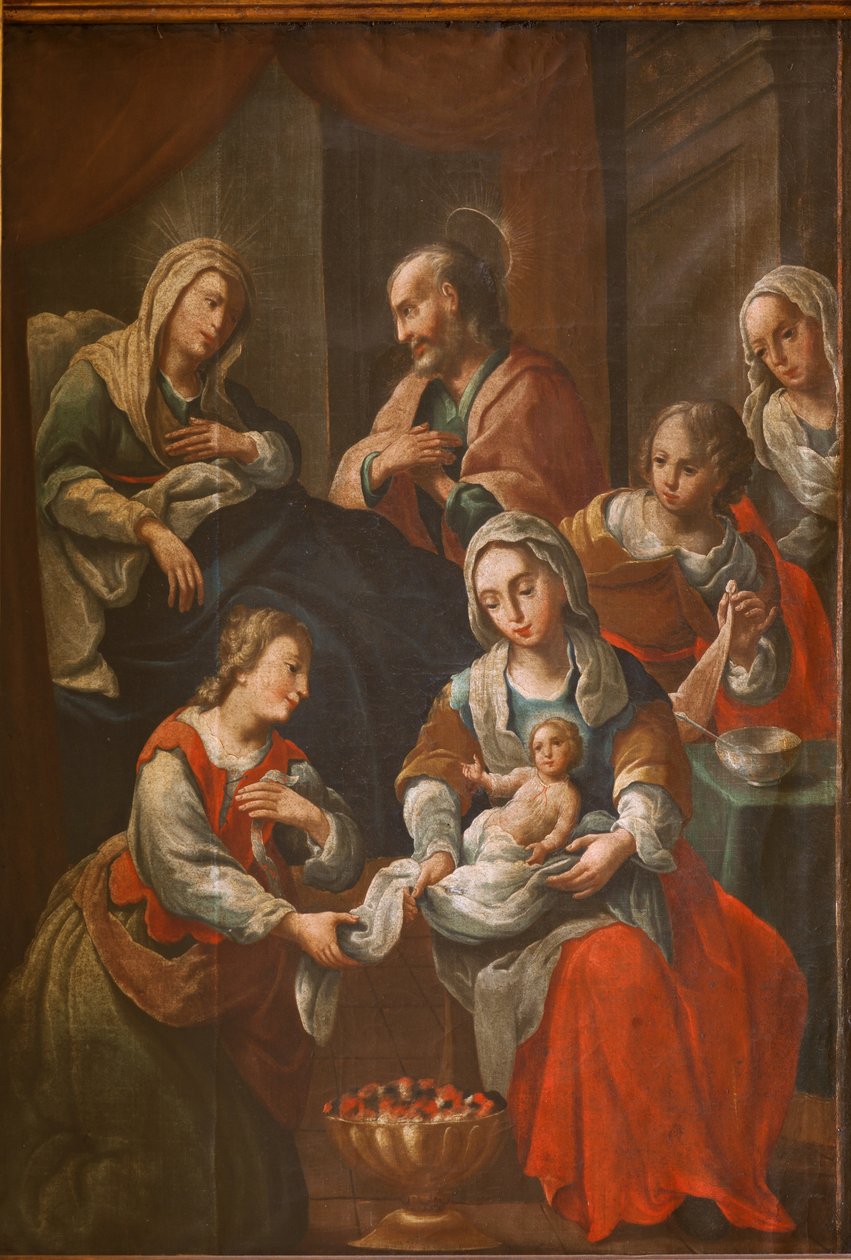 Sanctuary (Santuario de Queralt). Kirkko. Sisustus. Maalaus. 1800-luvulla tekijältä Spanish School