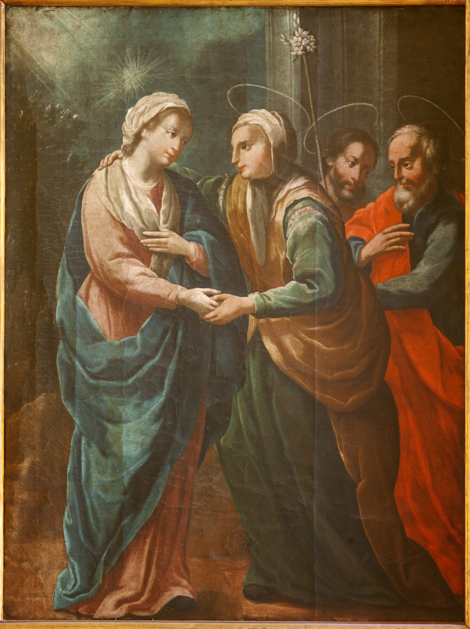 Sanctuary (Santuario de Queralt). Kirkko. Sisustus. Maalaus. 1800-luvulla tekijältä Spanish School