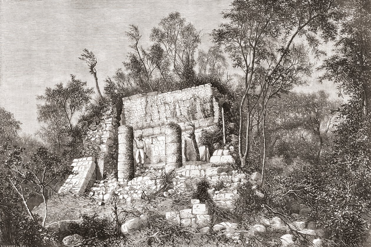 Pallokenttä, Chichén Itzá, Yucatan, Meksiko tekijältä Spanish School
