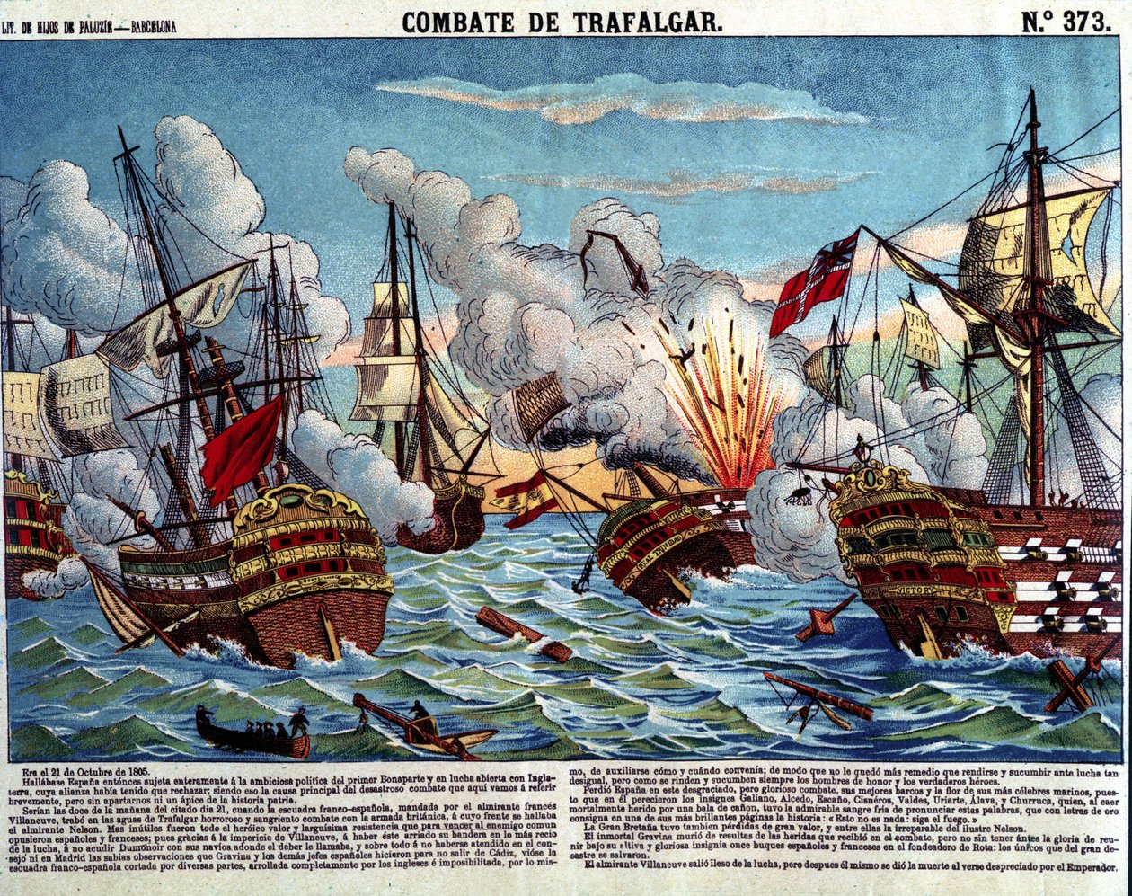 Trafalgarin taistelu, 21. lokakuuta tekijältä Spanish School
