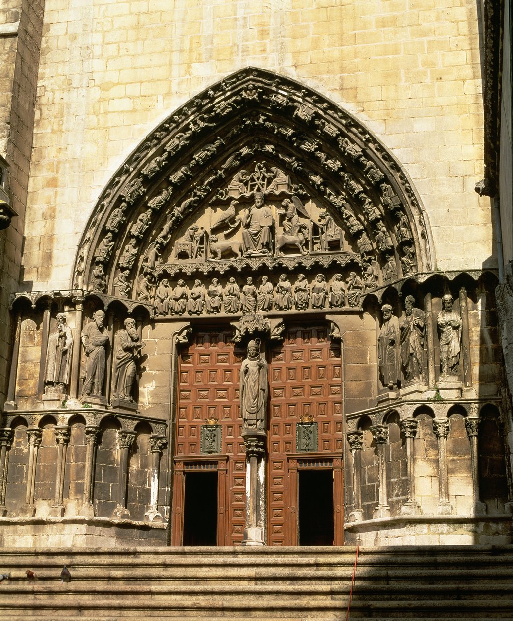 Portada del Sarmental, eteläinen transept, n. 1235 tekijältä Spanish School