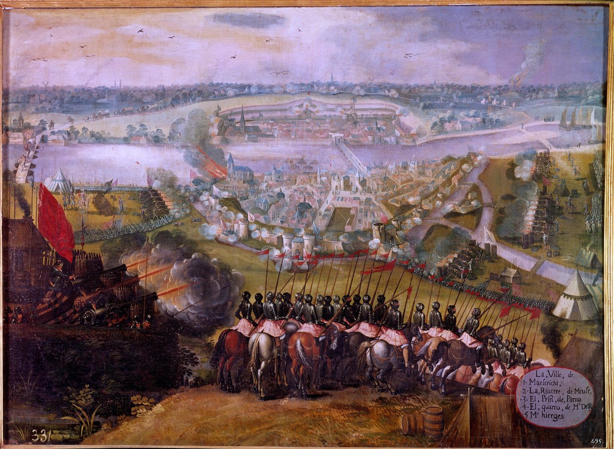 Maestrichin piiritys espanjalaisten toimesta vuonna 1579 Maastrichtin (tai Maestrichtin) piiritys Alankomaissa oli jakso 80-vuotissodasta (80-20 vuotta) (Alankomaiden kapina) (1568-1648). näki pohjoisen ammattilaisen nousun tekijältä Spanish School