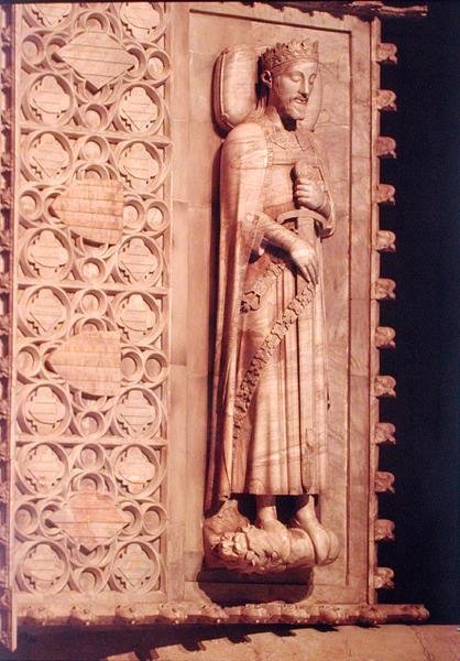 James I Conquistadorin hauta (1207-76) (marmori) tekijältä Spanish School
