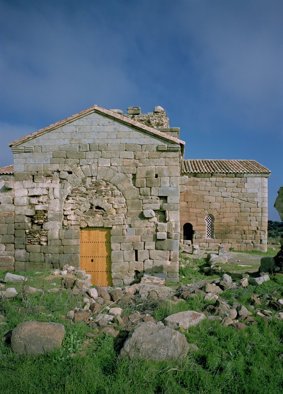 Näkymä länsijulkisivulle, rakennettu n.862-930 tekijältä Spanish School