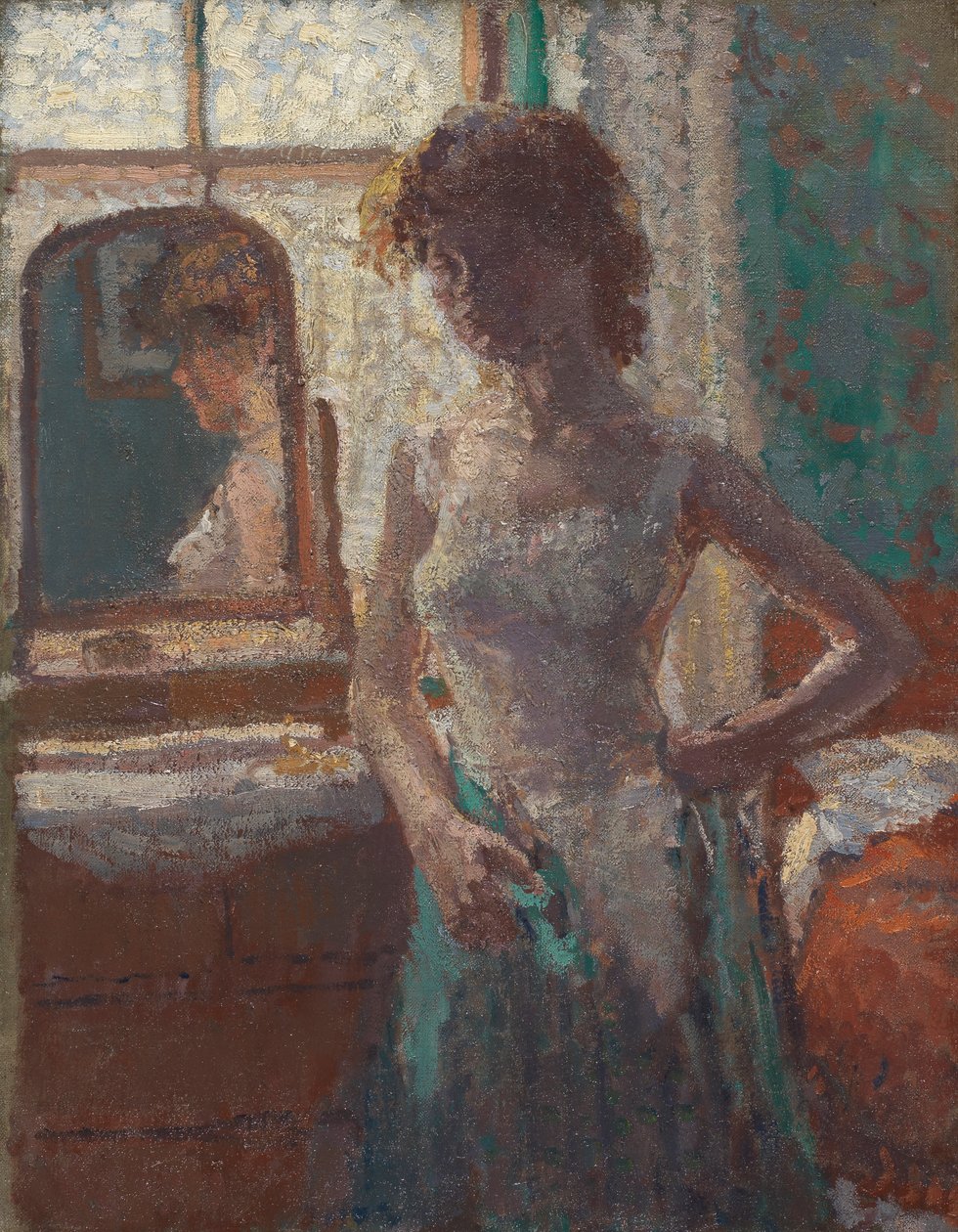 Vihreä mekko, 1908-09 tekijältä Spencer Frederick Gore
