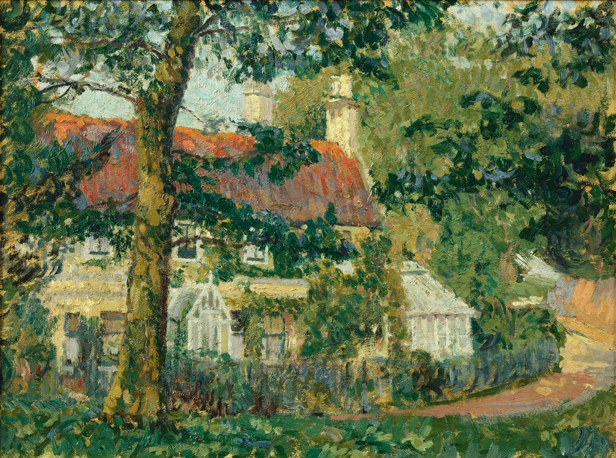Punakattoinen mökki, Somerset, 1909–1910 tekijältä Spencer Frederick Gore