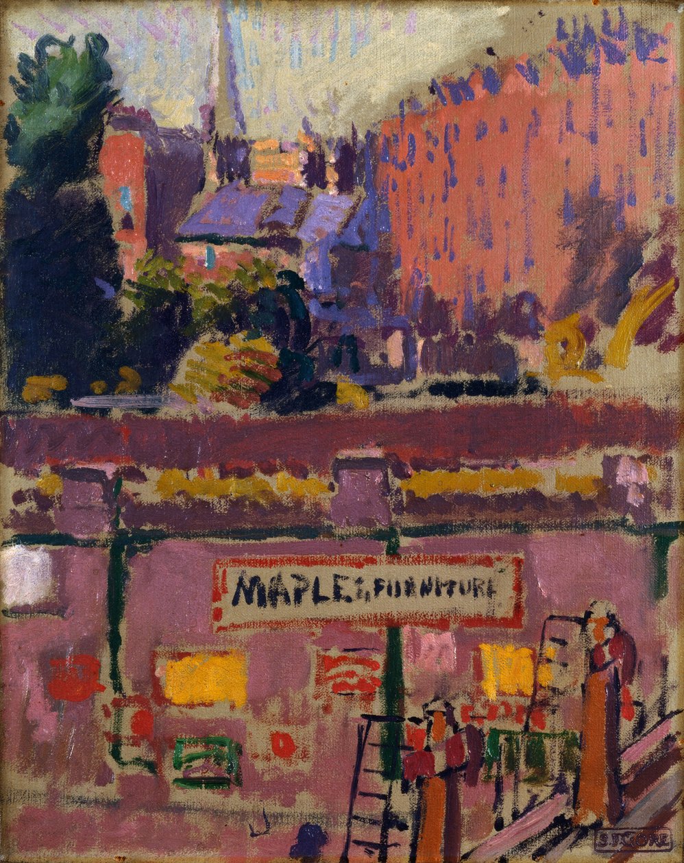 Hampsteadin ikkunasta, 1911 tekijältä Spencer Frederick Gore