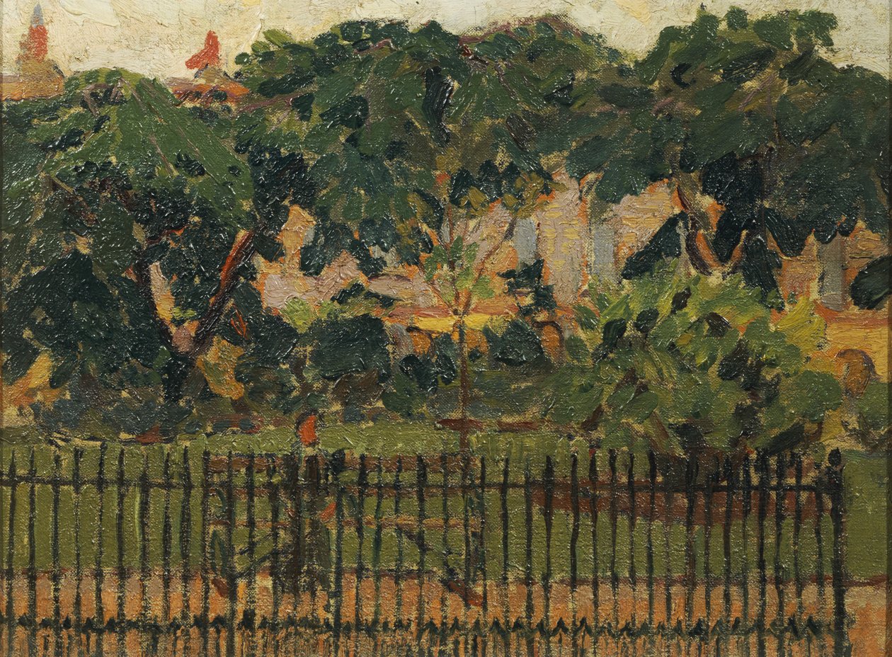 Park Railings, Mornington Crescent tekijältä Spencer Frederick Gore