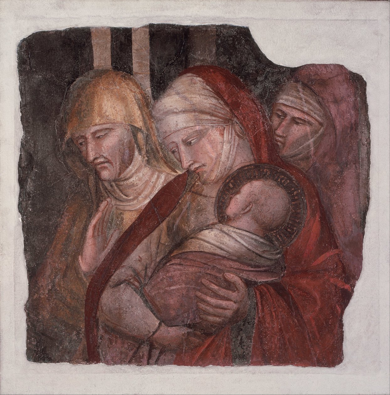 Lapsi Johannes Kastaja esitteli Sakariaselle tekijältä Aretino Luca Spinello or Spinelli