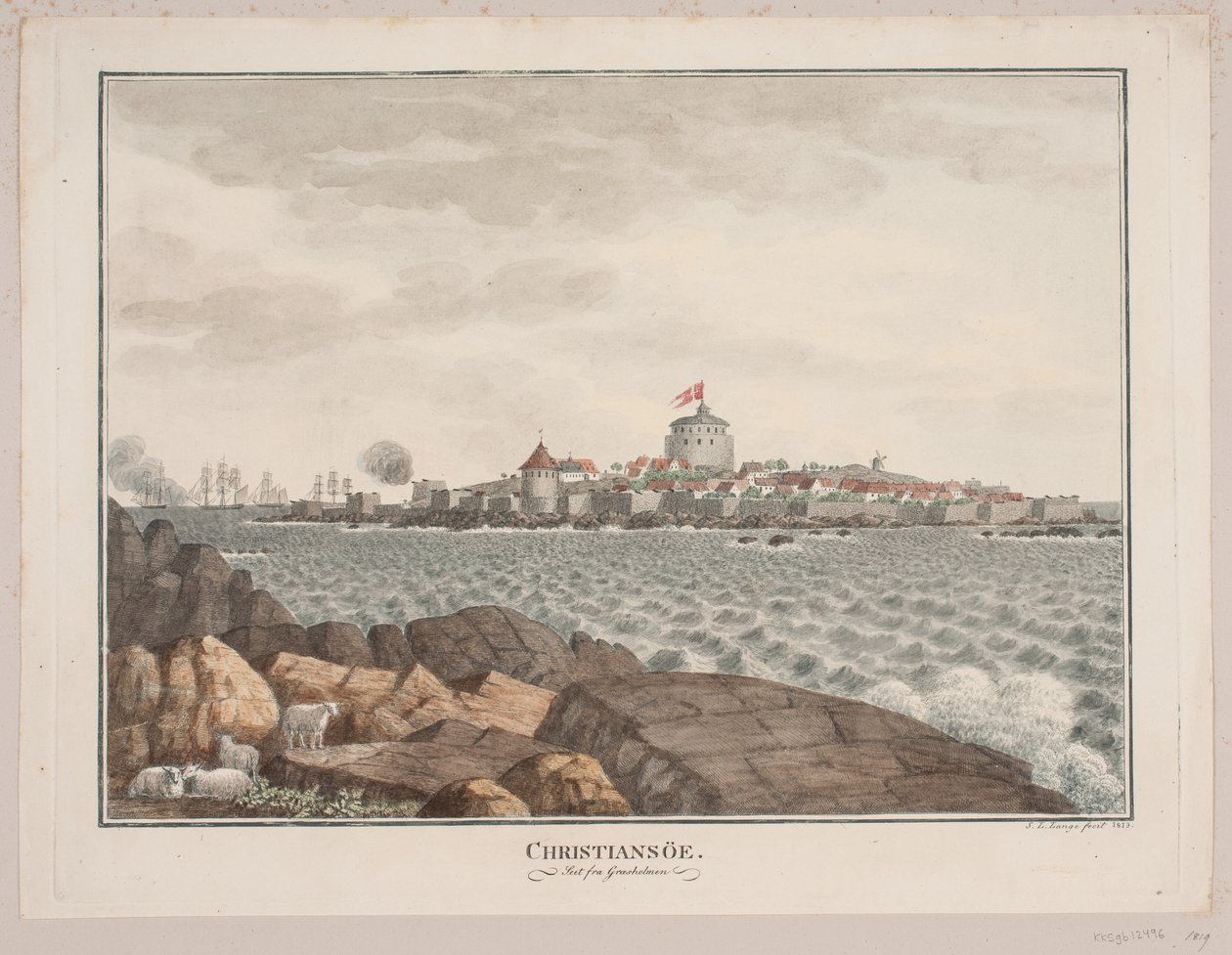 Christiansø. Græsholmenista katsottuna tekijältä Søren L. Lange