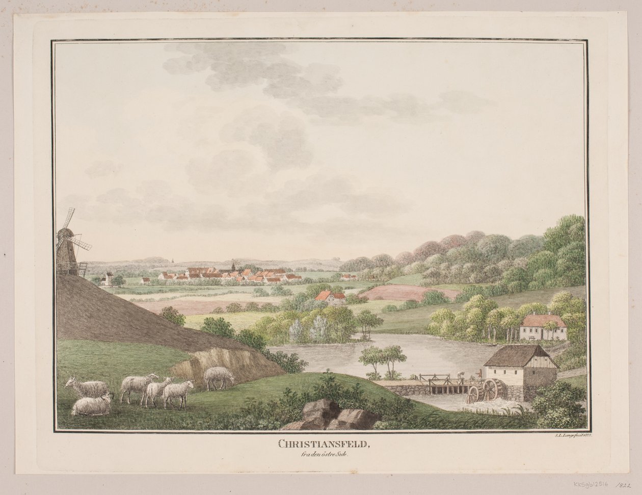 Christiansfeld, itäpuolelta tekijältä Søren L. Lange