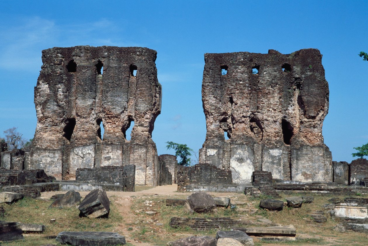 Näkymä kuninkaalliseen palatsiin tekijältä Sri Lankan