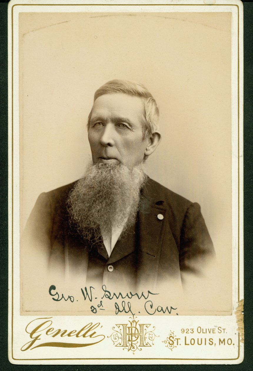 George W. Snowin muodollinen rintakuva tekijältä St. Louis Genelli