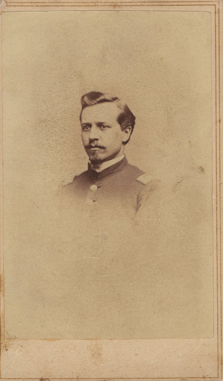 Otto C.Lademann, kapteeni, yritys F, 3. rykmentin jalkaväki Missourin vapaaehtoiset (unioni) tekijältä St. Louis Hoelke and Benecke