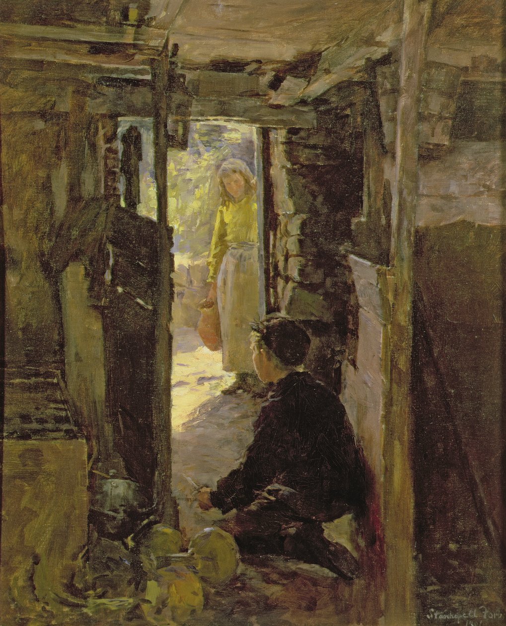Mökin ovella tekijältä Stanhope Alexander Forbes