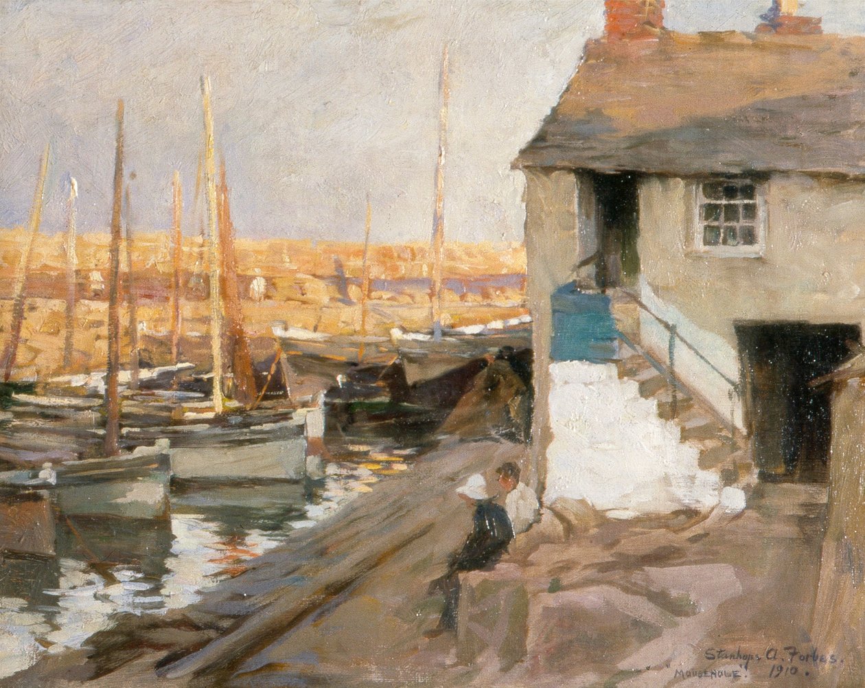 Mousehole Harbour tekijältä Stanhope Alexander Forbes