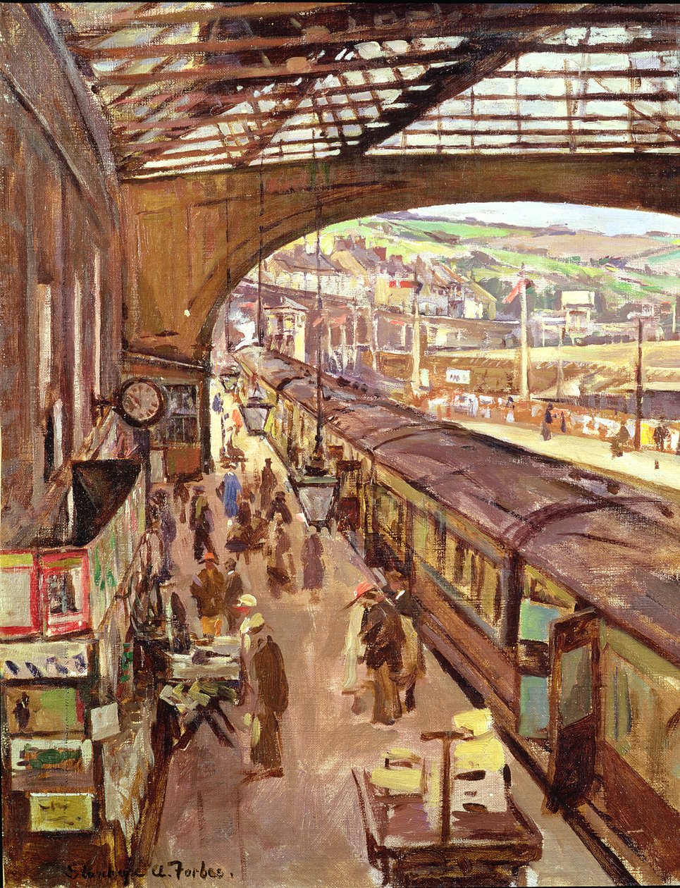 Penzance: Rautatieasema tekijältä Stanhope Alexander Forbes