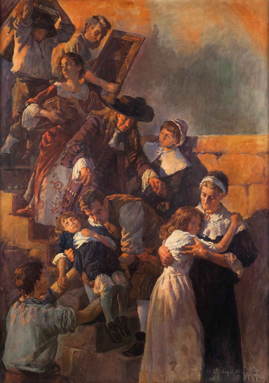 Lontoon suuri palo, 1666, 1898. tekijältä Stanhope Alexander Forbes