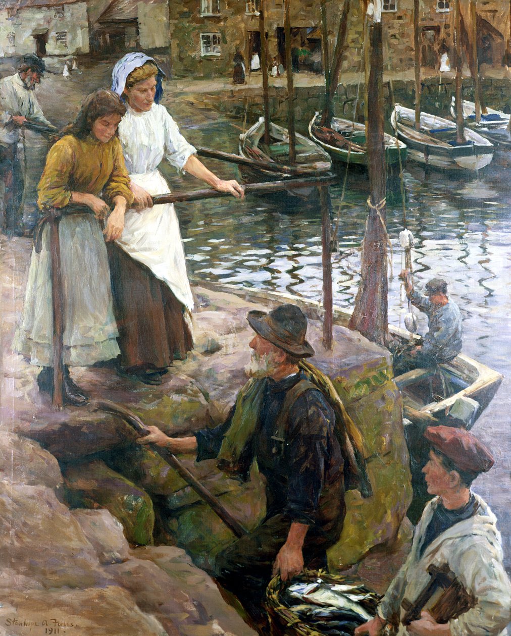 Vanhan laiturin portaat tekijältä Stanhope Alexander Forbes