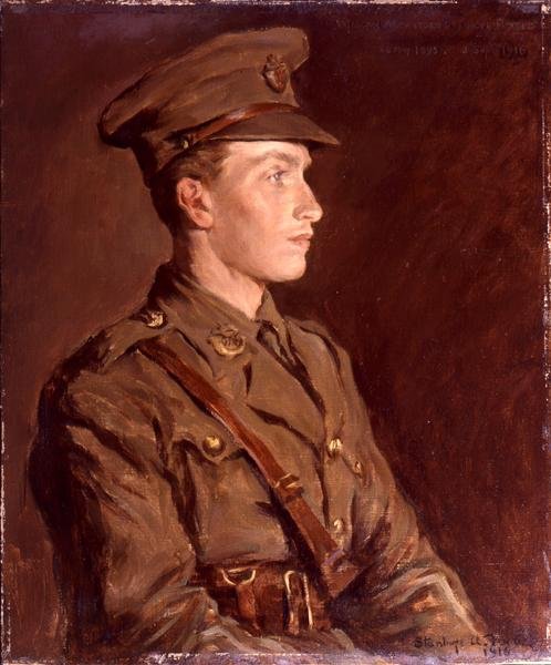 William Alexander Stanhope Forbes (26.5.1893-3.9.1916) 1916 (öljy kankaalle) tekijältä Stanhope Alexander Forbes