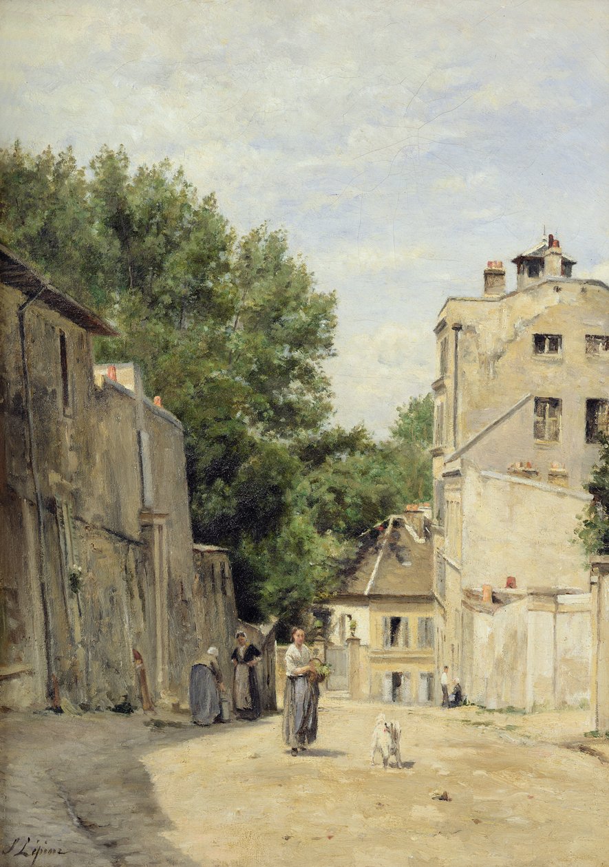 Saint-Vincent Street, Montmartre tekijältä Stanislas Victor Edouard Lepine