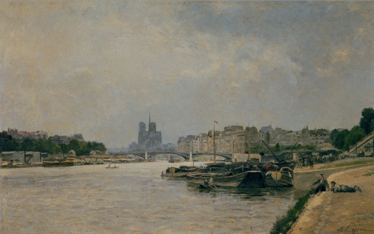 Seine Quai de la Rapeelta tekijältä Stanislas Victor Edouard Lepine