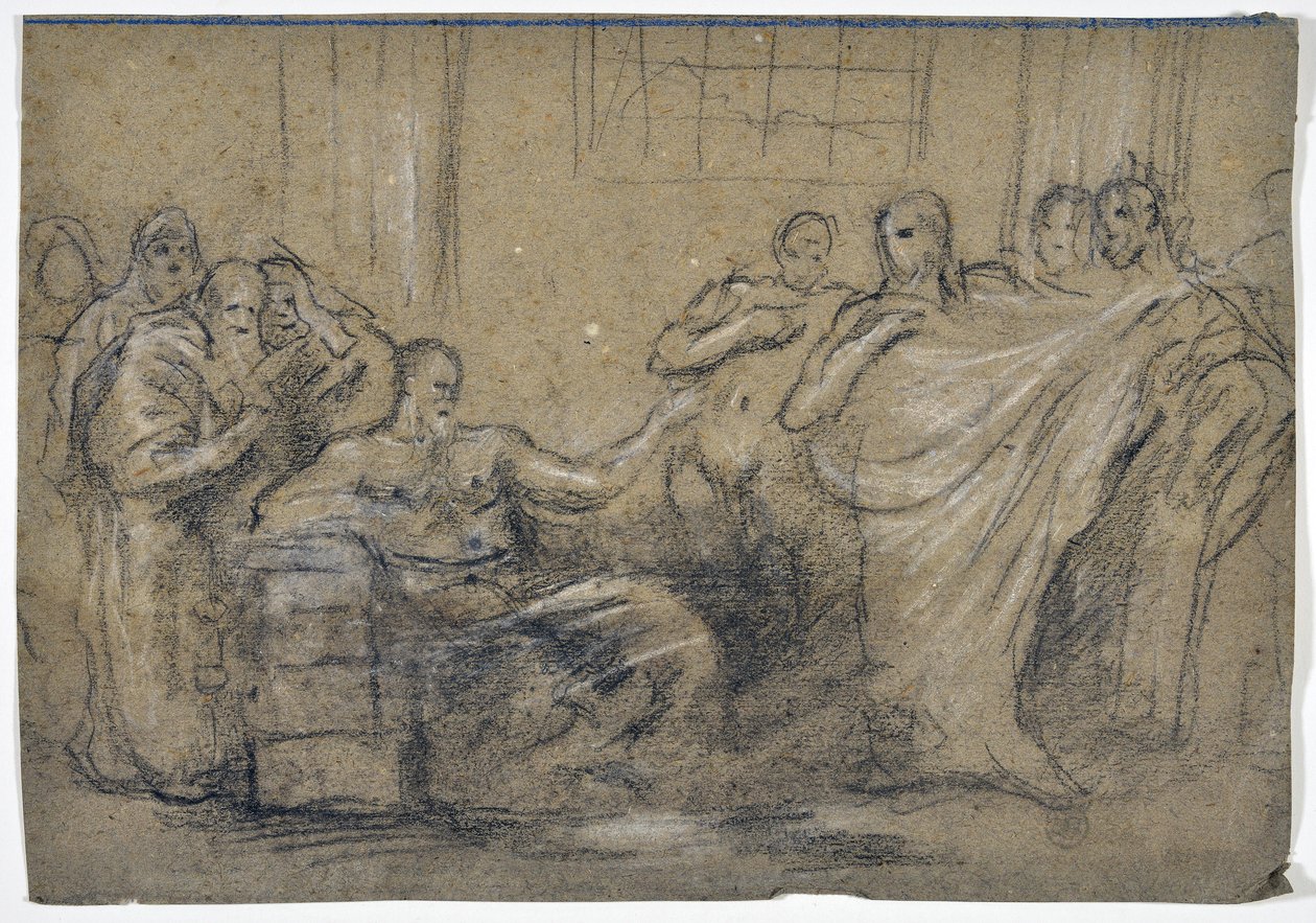 Ancient Scene Study (piirustus) tekijältä Stanislas Torrents y de Amat