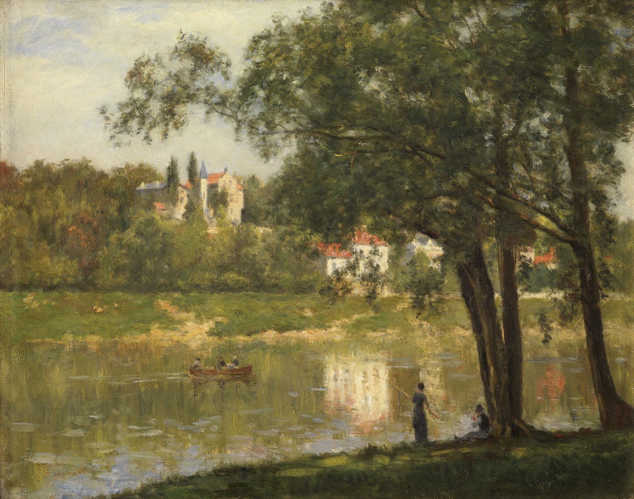 Grande Jatte Island, n. 1877-1882 tekijältä Stanislas Victor Edouard Lepine