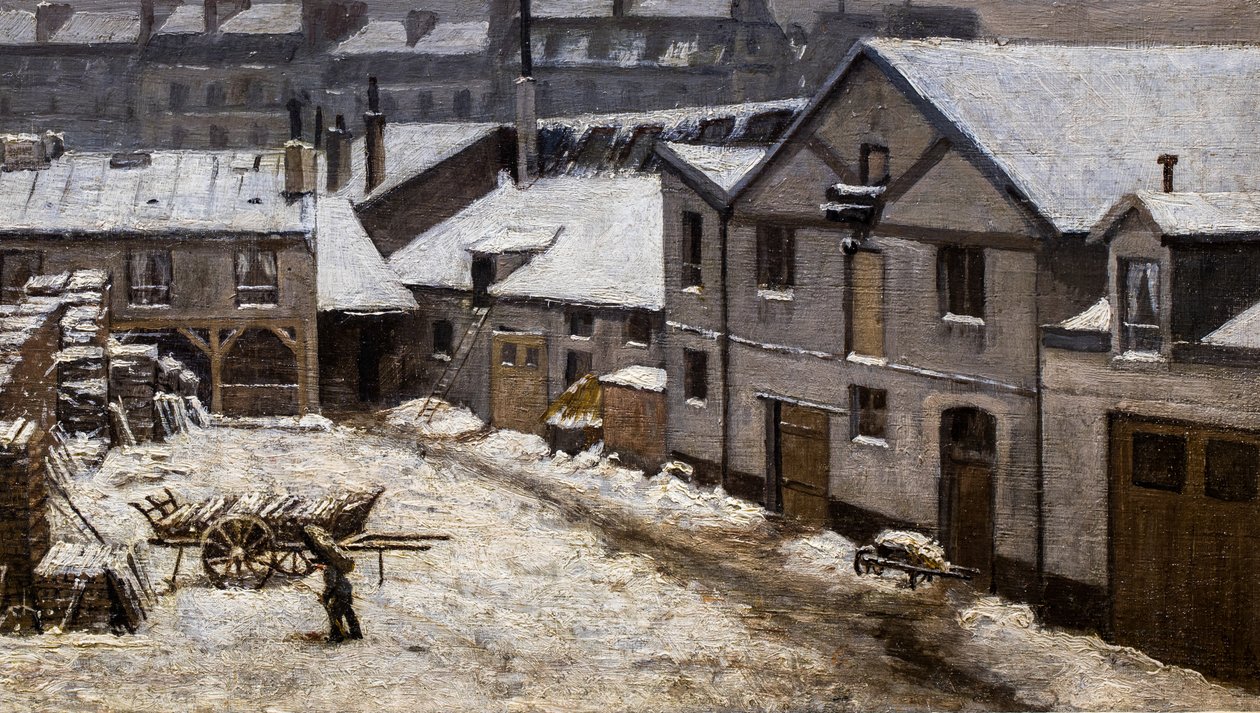 Lunta Pariisissa tekijältä Stanislas Victor Edouard Lepine