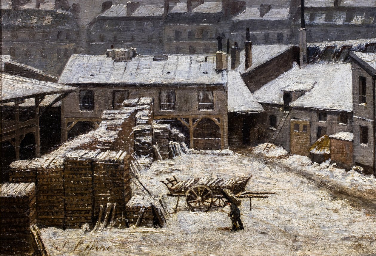 Lunta Pariisissa tekijältä Stanislas Victor Edouard Lepine