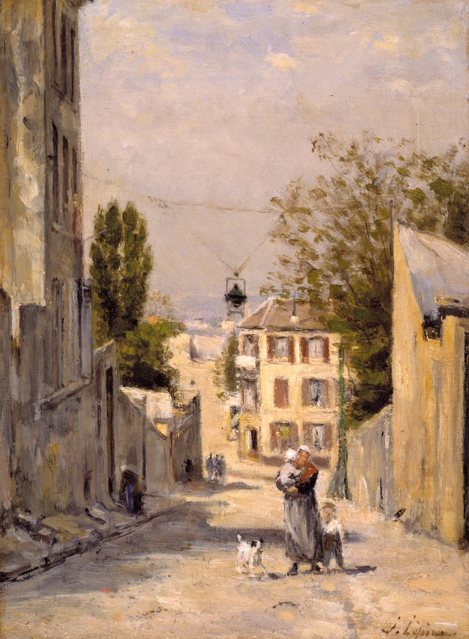 Rue de Norvins, Montmartre tekijältä Stanislas Victor Edouard Lepine