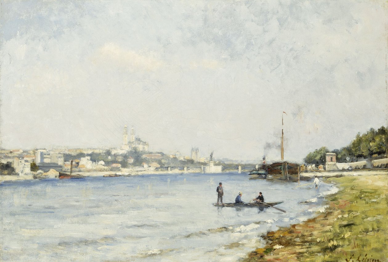 Seine Passyssa, n. 1880 (öljy kankaalle) tekijältä Stanislas Victor Edouard Lepine
