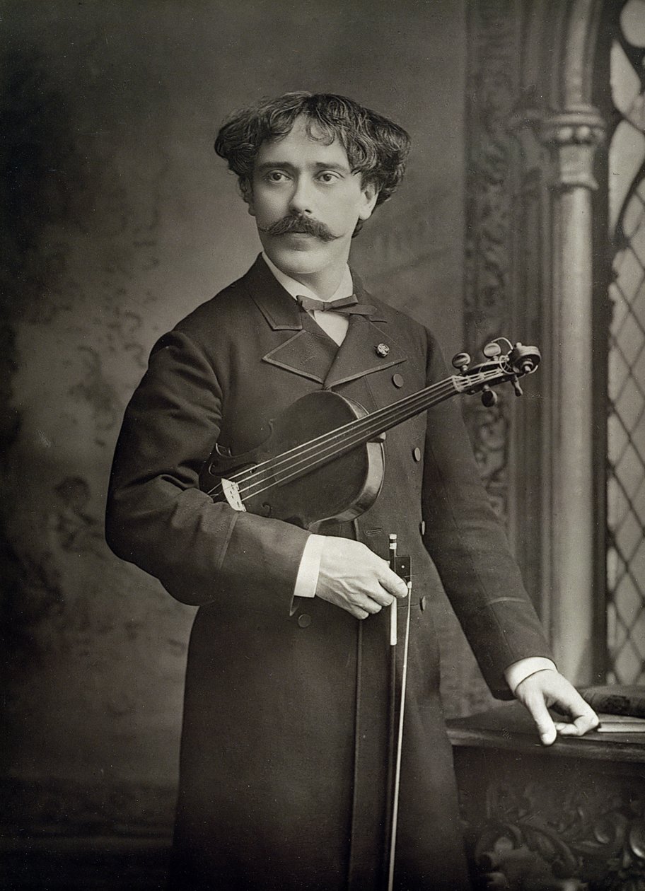 Pablo de Sarasate y Navascues (1844-1908), espanjalainen viulisti ja säveltäjä, muotokuva tekijältä Stanislaus Walery