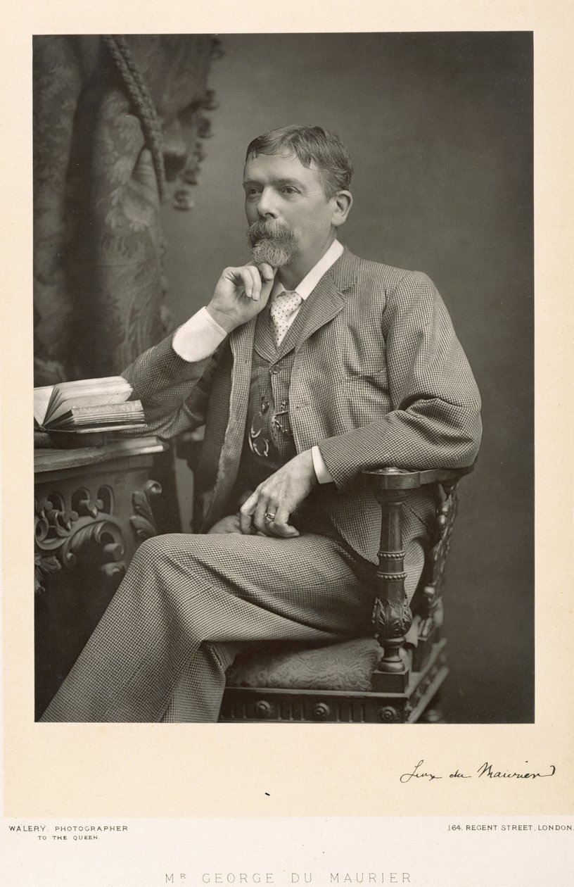 George du Maurier (1834-96), taiteilija, sarjakuvapiirtäjä ja kirjailija, muotokuva tekijältä Stanislaus Walery