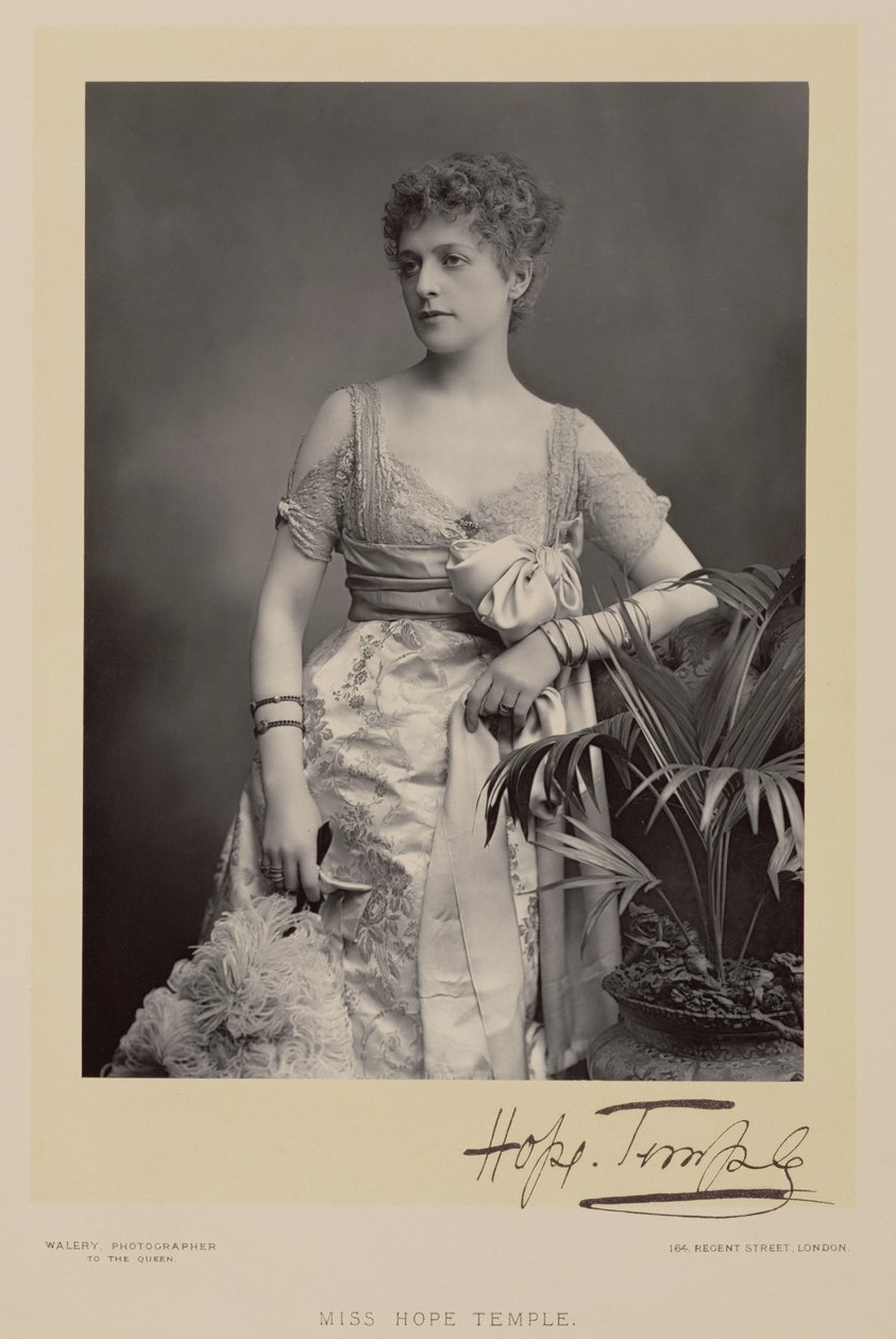 Miss Hope Temple, muotokuva tekijältä Stanislaus Walery