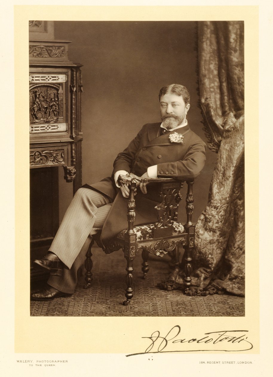 Sir Francesco Paolo Tosti (1847-1916), laulusäveltäjä, muotokuva tekijältä Stanislaus Walery