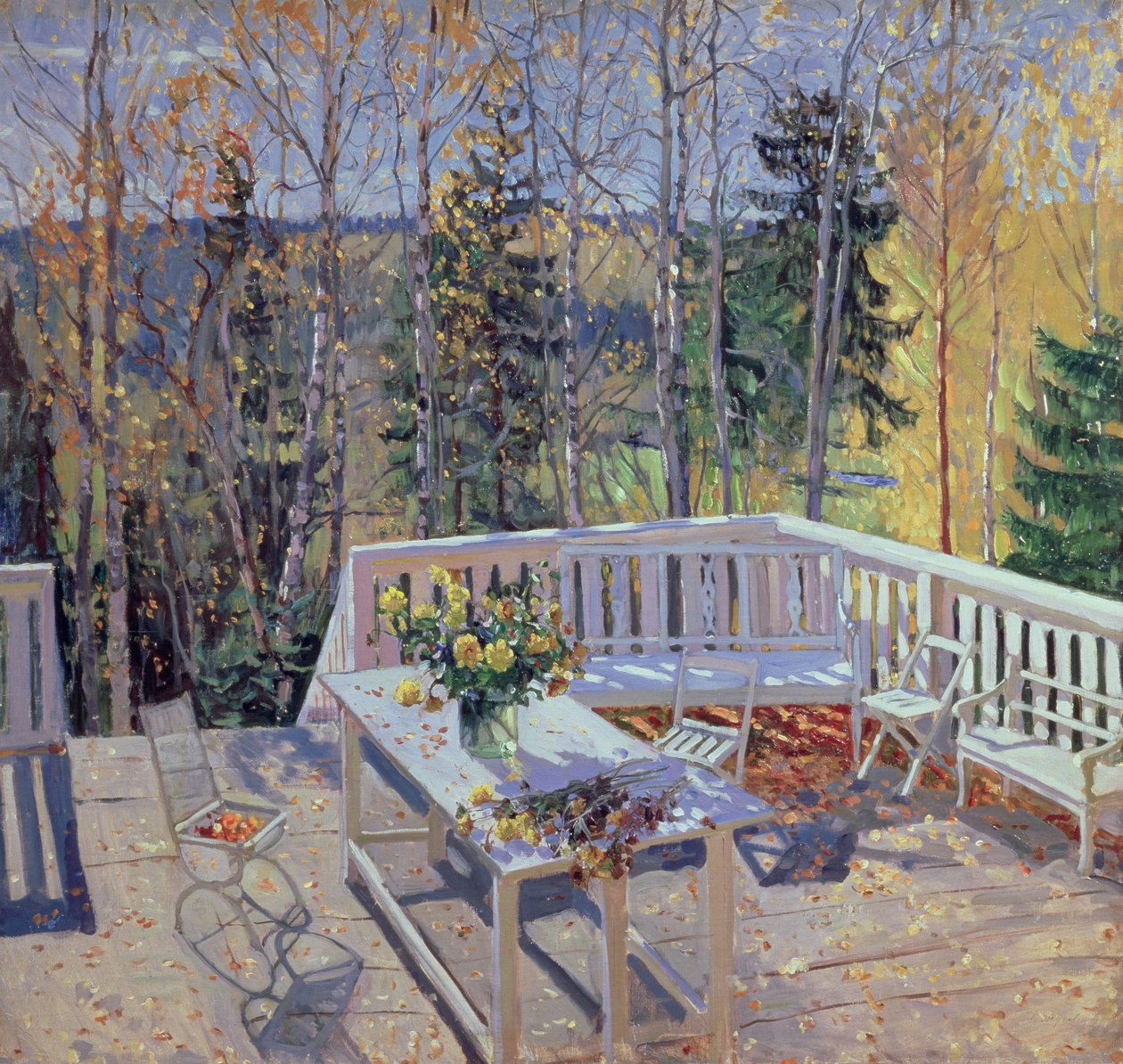 Desertated Terrace, 1911 tekijältä Stanislav Schukovsky