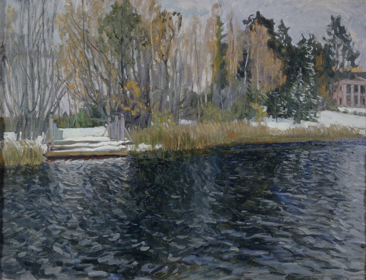 Ensimmäinen lumi, 1900-luvun alku. tekijältä Stanislav Julianovic Zukovskij