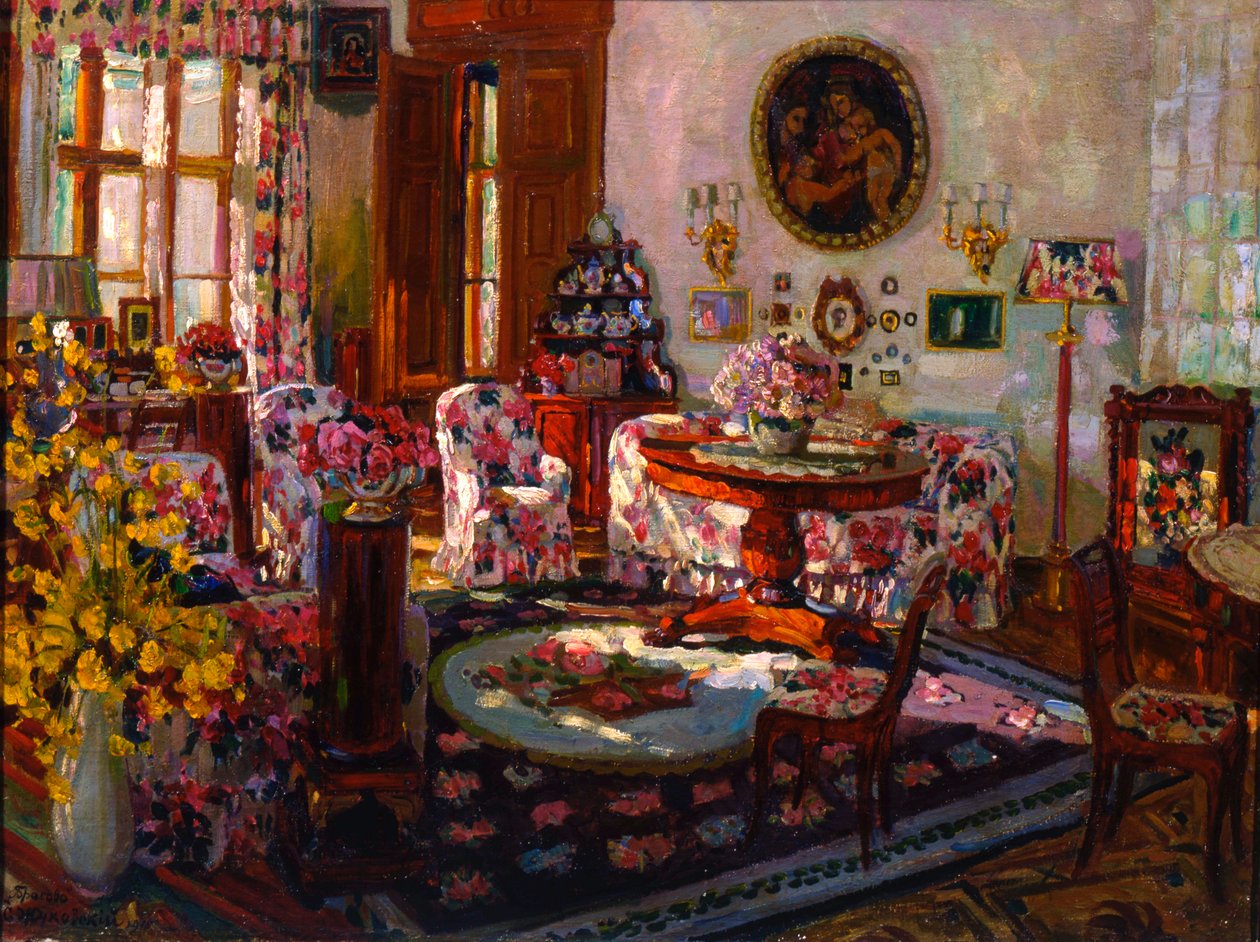 Brasovon kartanon sisustus, 1912. tekijältä Stanislav Julianovic Zukovskij