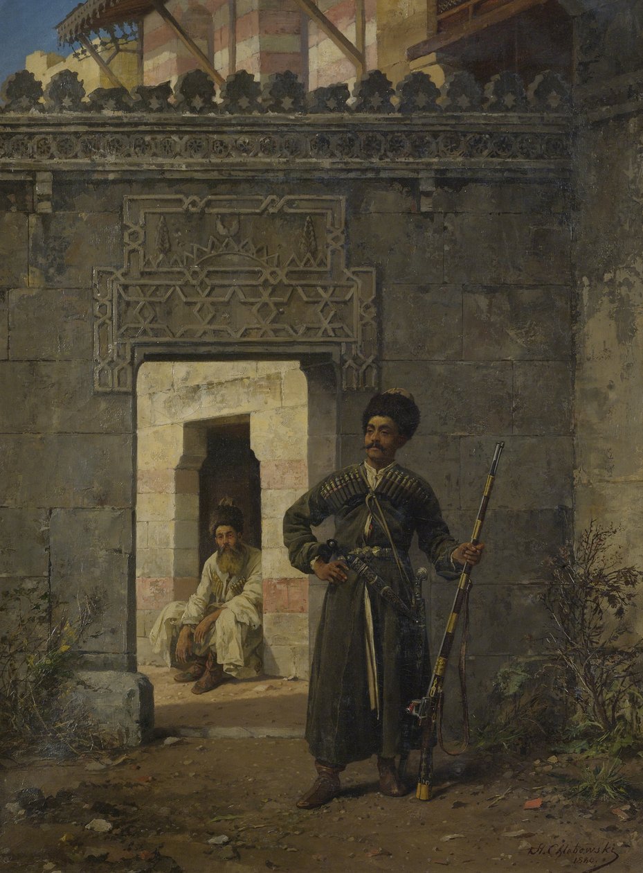 Tšerkessivartijat, 1880 tekijältä Stanislav Khlebovsky