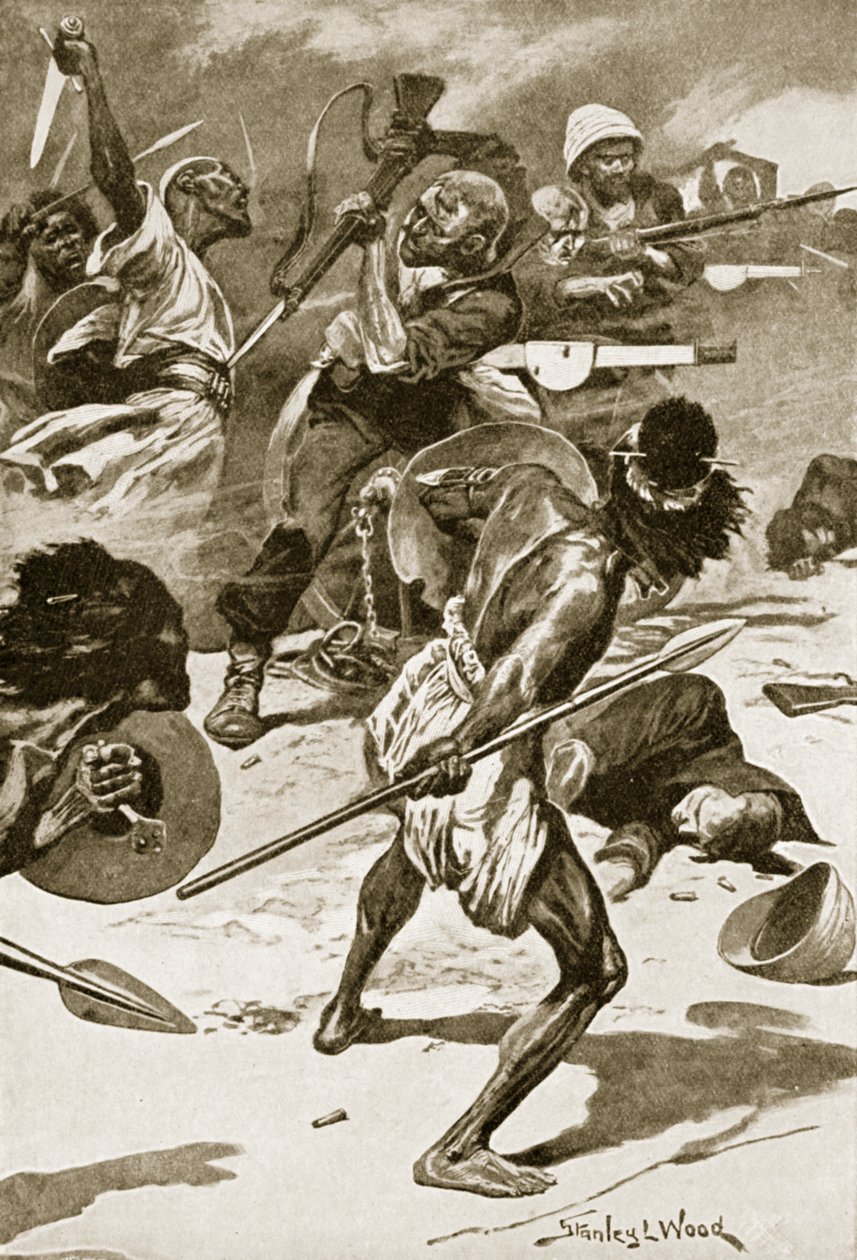 Abu-Klean taistelu 17. tammikuuta tekijältä Stanley L. (after) Wood
