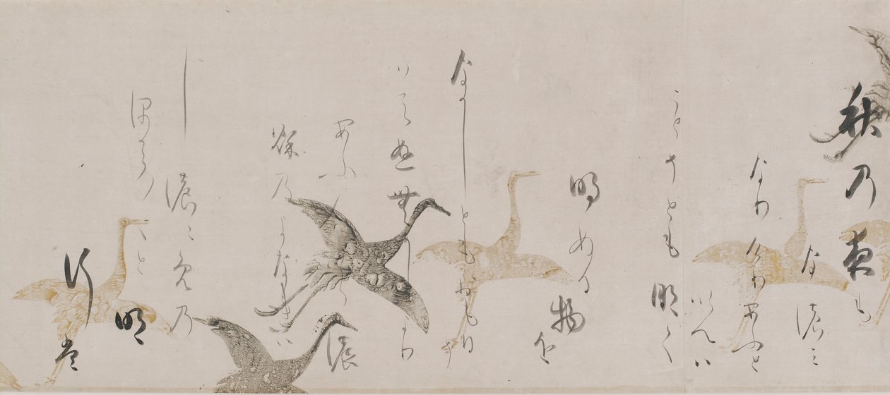 Keisarillinen antologia, Kokinshu, Momoyama-kausi, 1600-luvun alku. tekijältä Sôtatsu