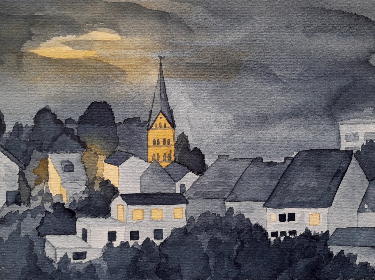 Bad Honnef yöllä tekijältä Steegs Art Karin