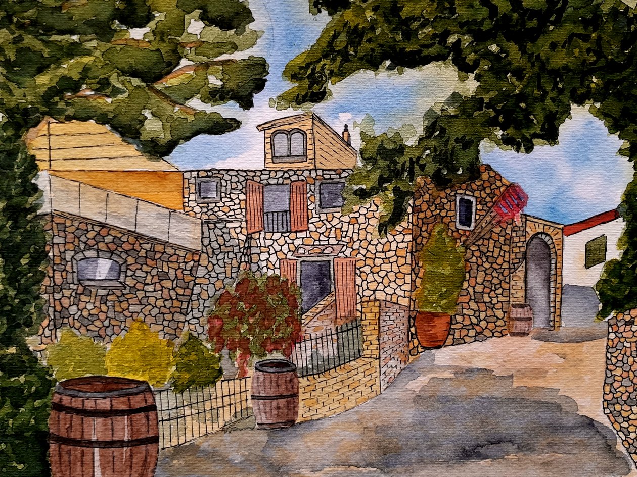 Toscana - Panzano Chianti tekijältä Steegs Art Karin