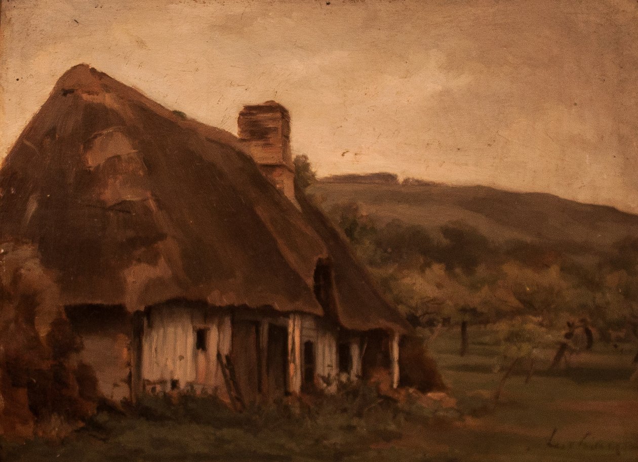 Kunyho a domboldalonnEnglanti: Cottage_on_the_Hillsiden tekijältä Stefan Luchian
