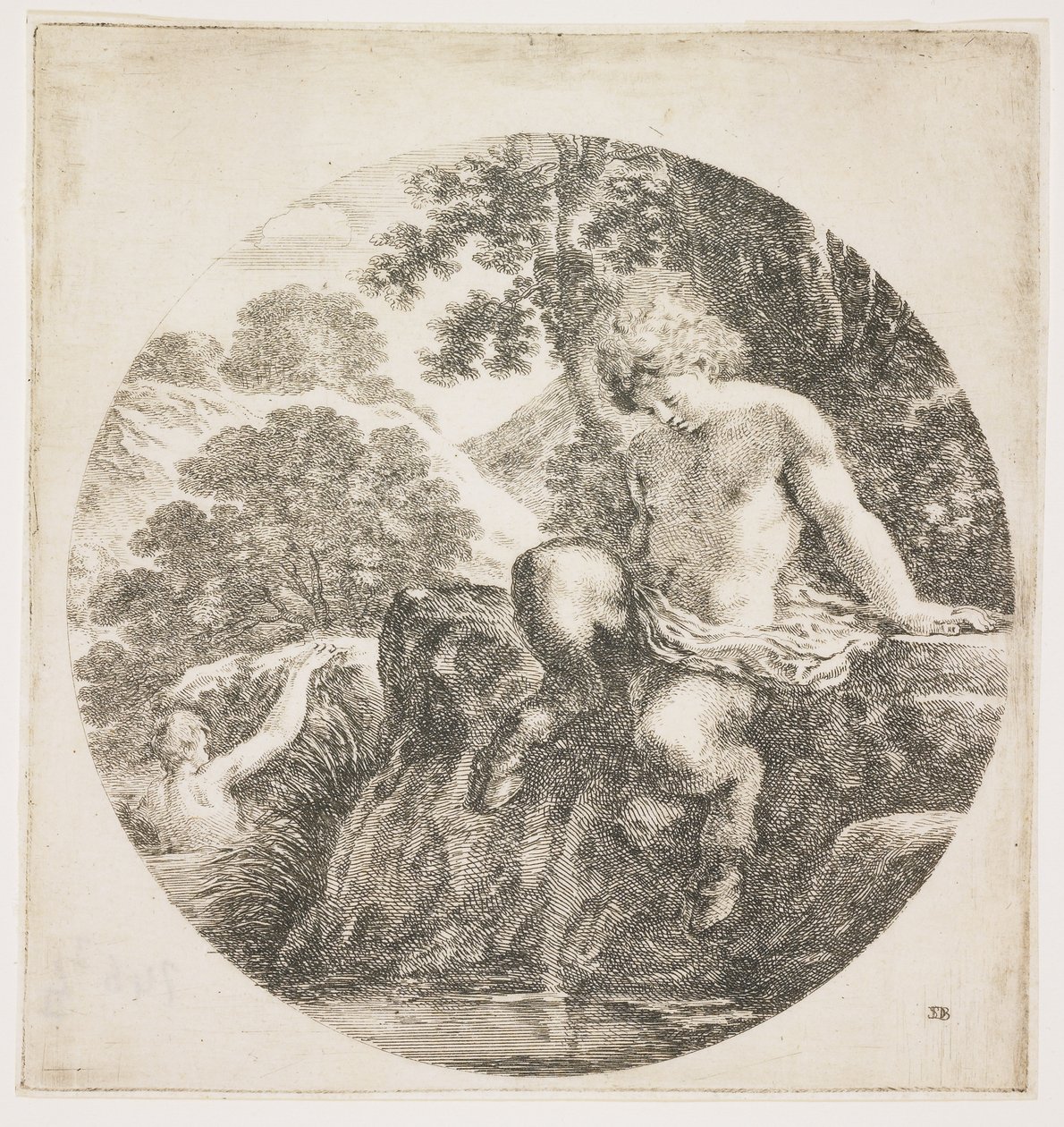 Nuori satyyri, 1656 tekijältä Stefano della Bella