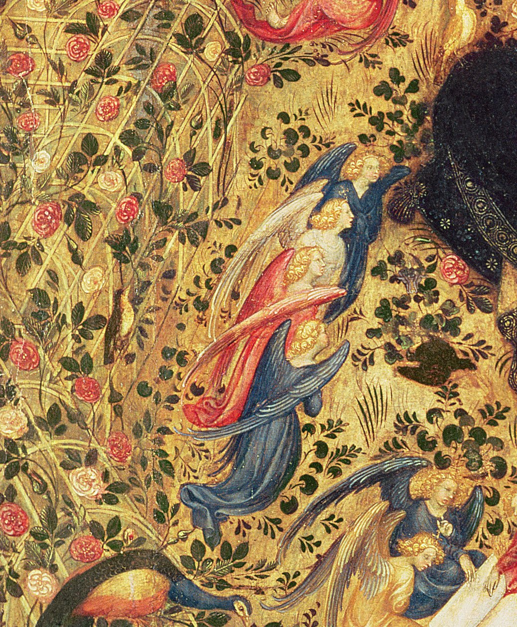 Madonna ruusupensaan kanssa (kuva 222453) tekijältä Stefano di Giovanni da Verona