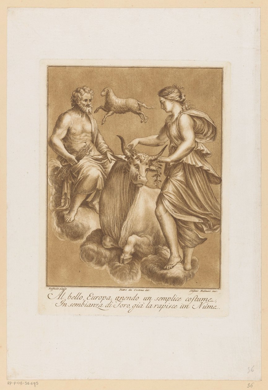Júpiter i Europa Pintures al sostre de la Loggia di Galatea a la Villa Farnesina de Roma (títol de la sèrie) finlandès tekijältä Stefano Mulinari