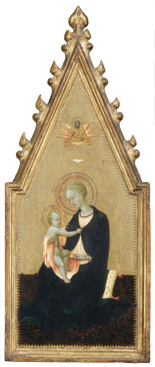 Madonna of Humility, n. 1435-1440 (tempera paneelissa) tekijältä Stefano Sassetta