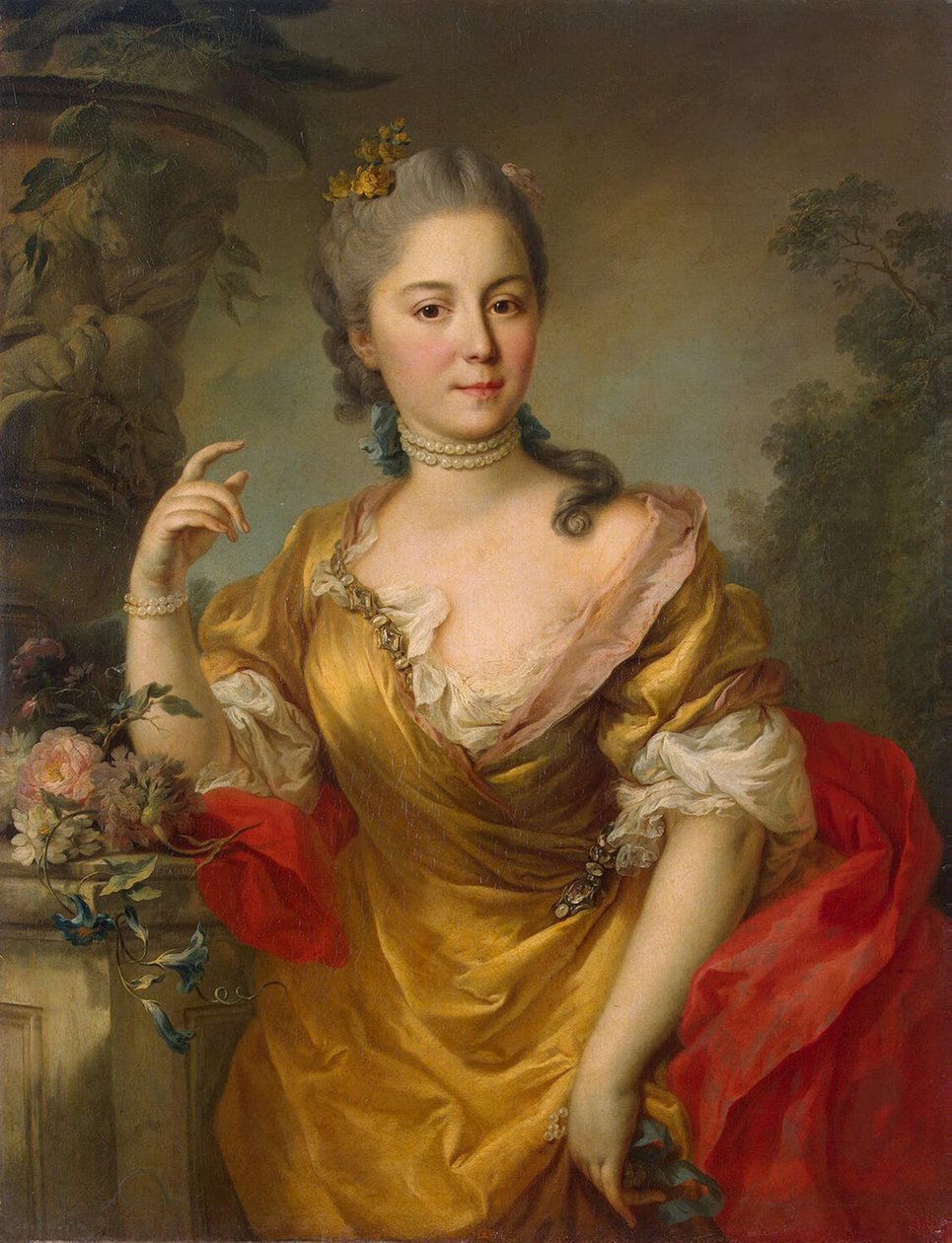 Kreivitär Anna Aleksandrovna Chernyshovan muotokuva, 1764 tekijältä Stefano Torelli